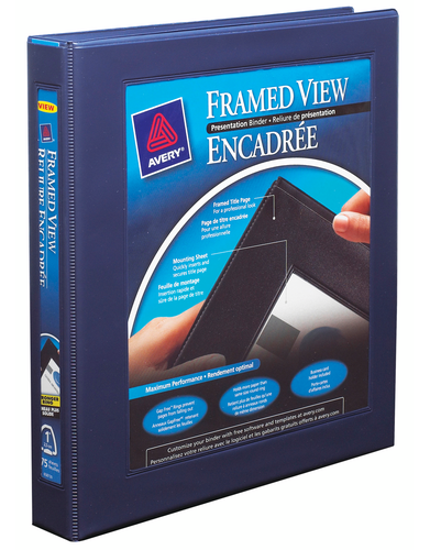 Avery® Framed View Binder