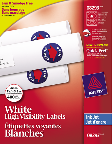 Avery® High-Visibility Labels 