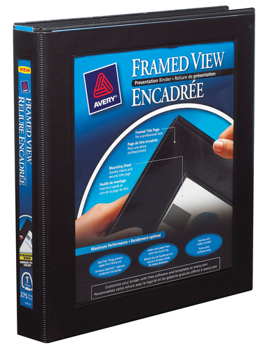 Avery® Framed View Binder