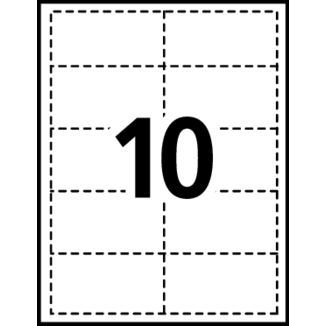 Avery&reg; Cartes d'affaires avec micro-perforations