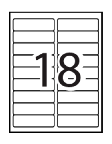 Avery&reg; Extra Large Filing Labels Template