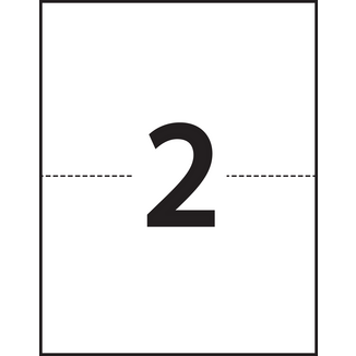 Avery&reg; White Rectangle Shipping Labels Template