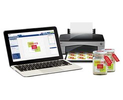 Custom product label printing