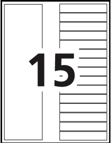 Avery&reg; Ready Index Intercalaires avec Table des matières 