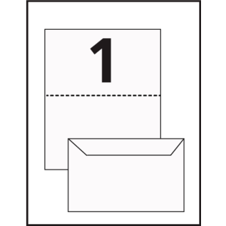 Avery&reg; Cartes de souhaits pliées en deux