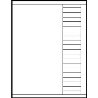 Avery&reg; Tabbed Business Card Pages Template
