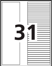 Avery&reg; Ready Index&reg; Table of Content Dividers Template