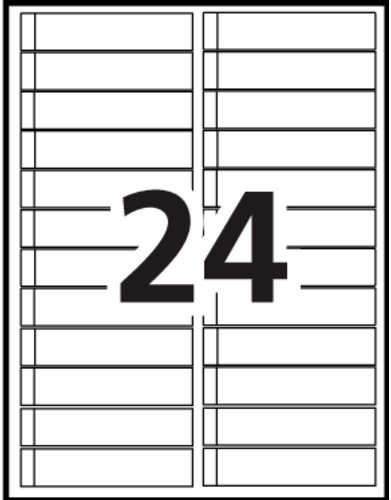 Avery&reg; Ready Index&reg; Double Column Table of Content Dividers Template