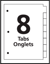 Avery&reg; Print-On&reg; Dividers Template