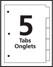 Avery&reg; Print-On&reg; Dividers Template