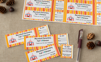 Avery® 16154 - Tickets with Tear Away Cards, 1-3/4" x 5-1/2", White