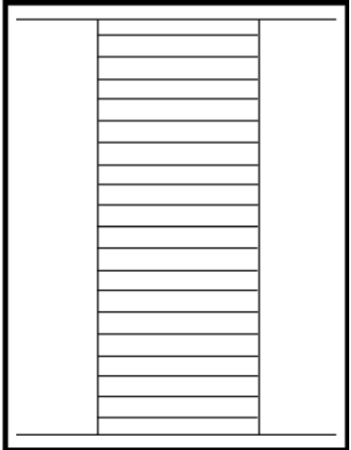 Avery&reg; Insertable Dividers Template