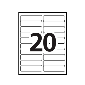 Avery&reg; Multi-Use removable labels Template