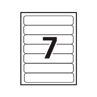 Avery&reg; Filing labels Template