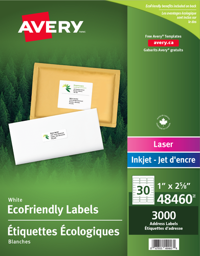 Avery® Eco-Friendly Address Labels 
