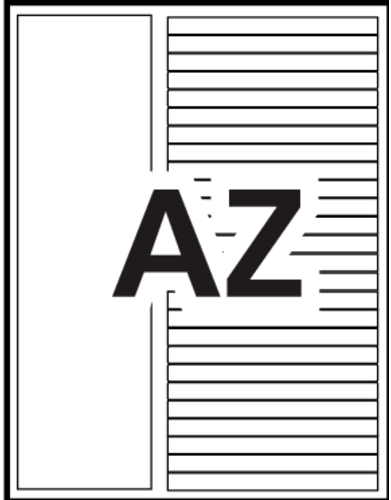 Avery&reg; Ready Index&reg; Customizable Table of Contents Dividers Template