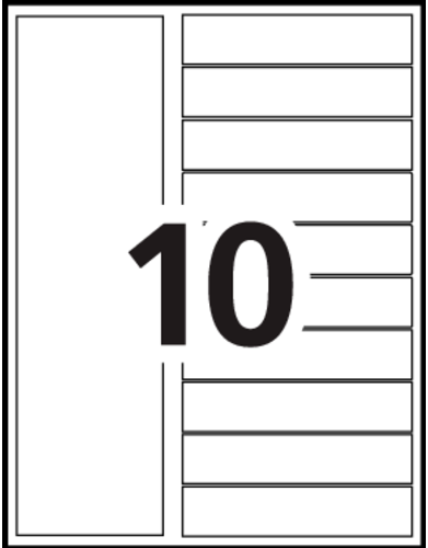 Avery&reg; Ready Index&reg; Customizable Table of Contents Dividers Template