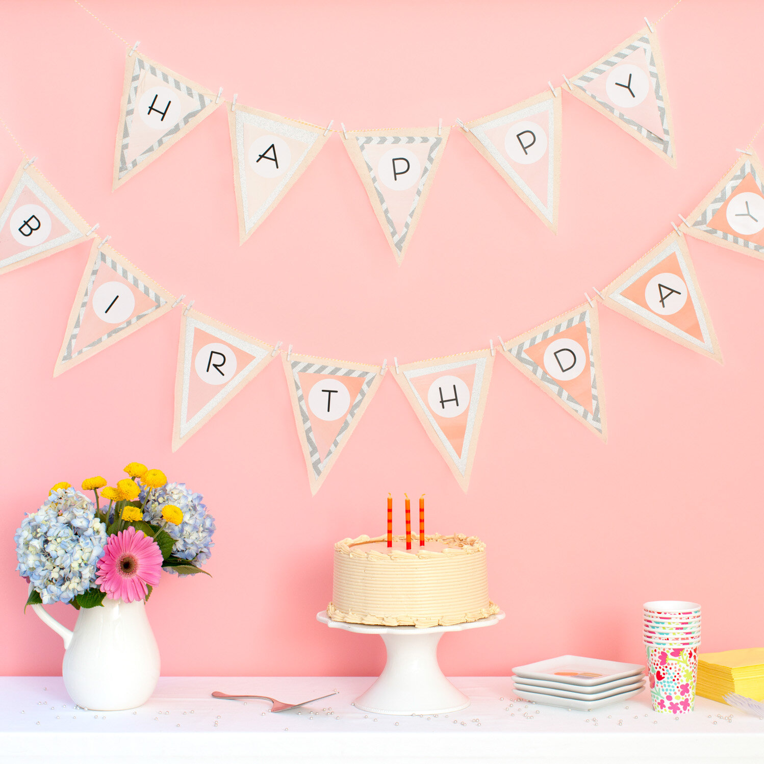 DIY Decorative Party Banner