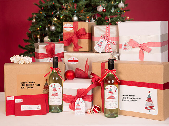 Holiday Mailing and Shipping Tips from Avery