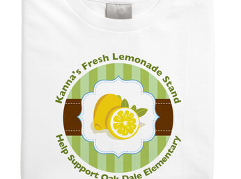 Offrez de la limonade avec style grâce à des t-shirts personnalisés