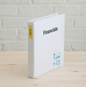 Heavy duty financial binder