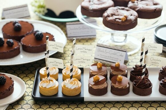 Art Deco Dessert Buffet  Cards