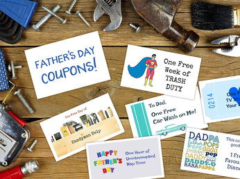 Create Something Dad Can Really Use—Father’s Day Coupons!