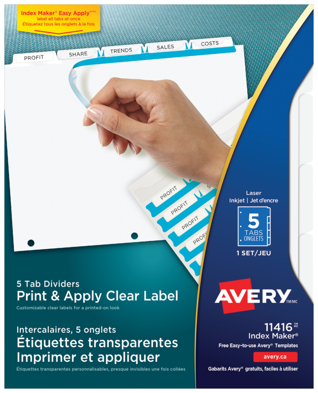 Avery Template 11416 Printable Templates