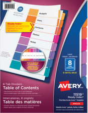 Ready Index&reg; Table of Content Dividers