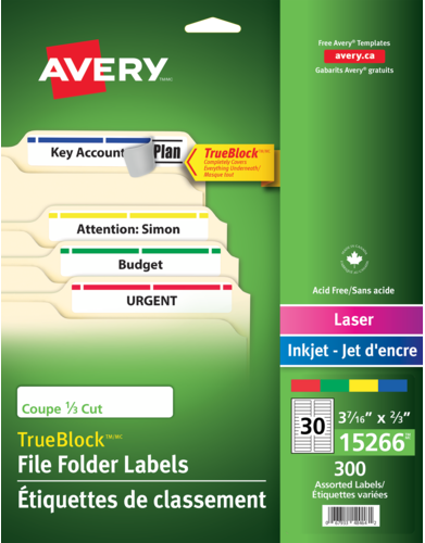 Avery® Filing Labels 