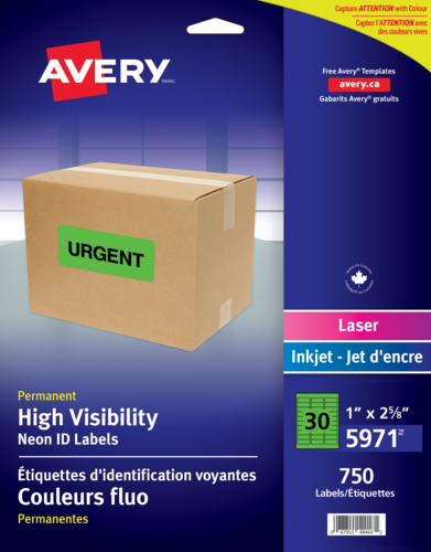 Avery® High Visibility Labels 