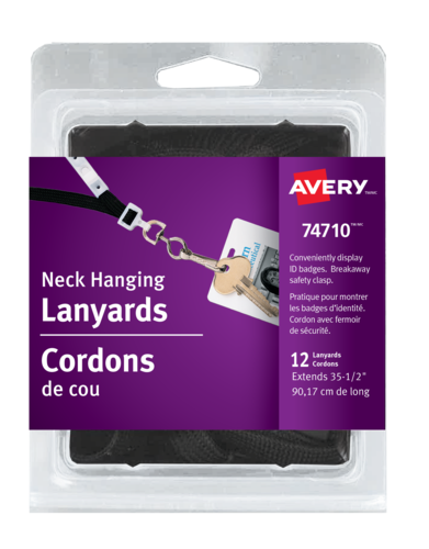 Avery® Neck Hanging Lanyards