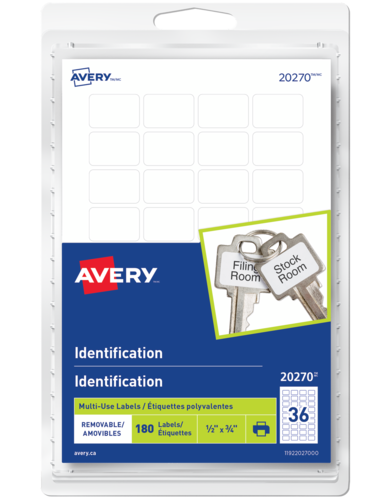 Étiquettes d’identification