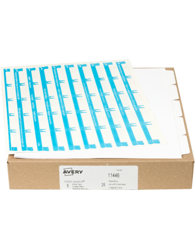  Print & Apply Clear Label Dividers
