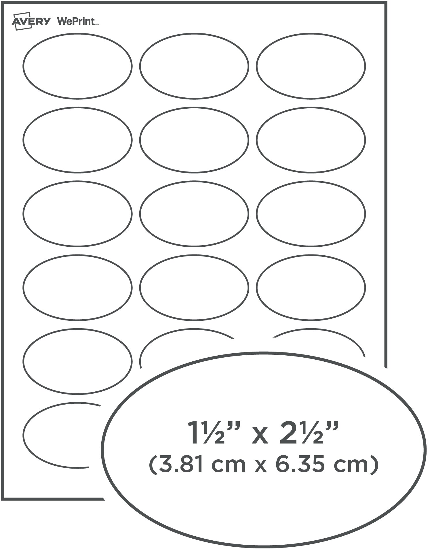 Free Oval Label Template Printable Templates