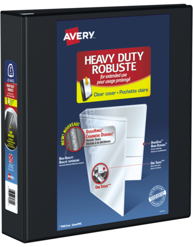  Heavy Duty View Binder