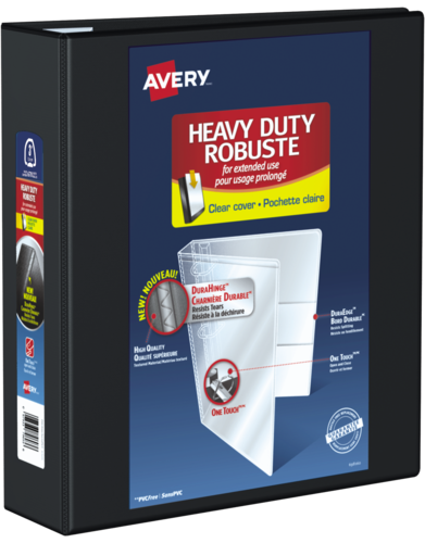  Heavy Duty View Binder