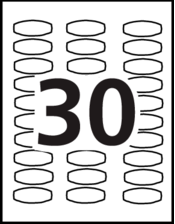 Avery&reg; Big TabTM Printable  Label Dividers Template