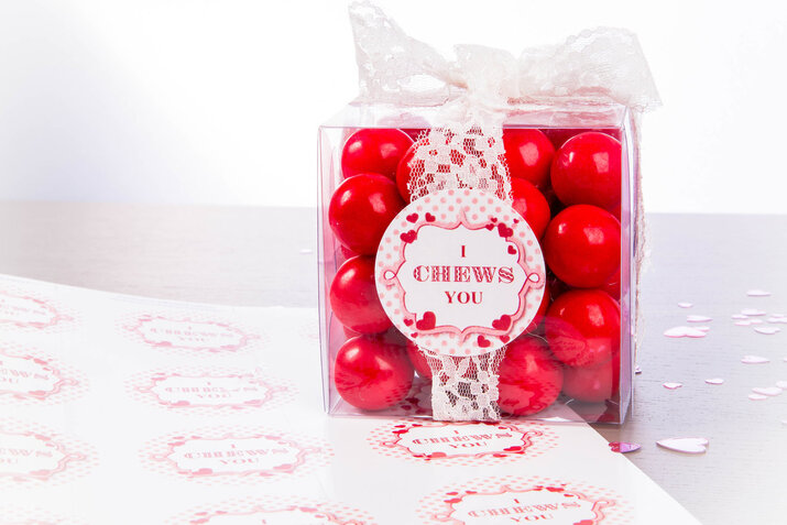 gumballs valentine gift box