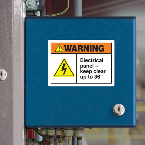 Electrical Panel Warning Label