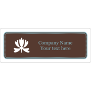 Blue Brown Border