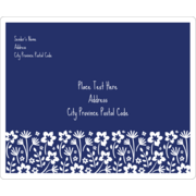 Small Floral Blue