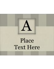 Bookplate Initial