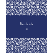 Petit bouquet bleu