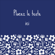Petit bouquet bleu