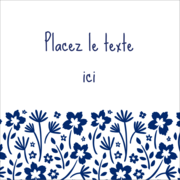 Petit bouquet bleu