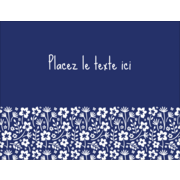 Petit bouquet bleu