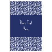 Small Floral Blue