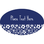Small Floral Blue