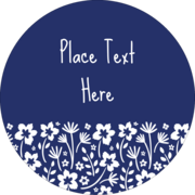 Small Floral Blue
